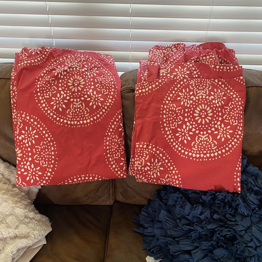 Printed Target curtains